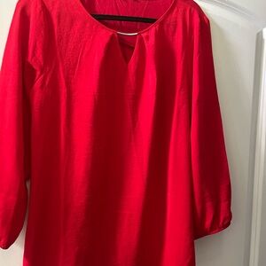 Chic Scarlet Blouse for Women